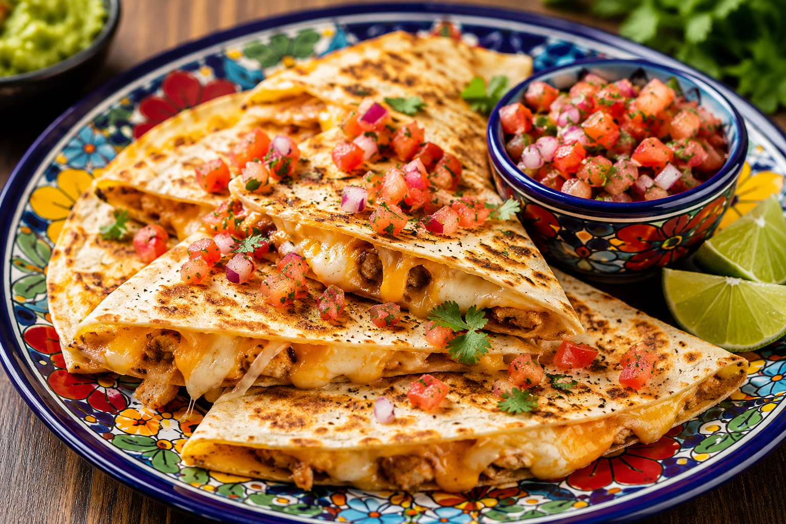 Mixed Cheese, Pico De Gallo