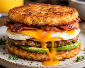 Hash brown sandwich