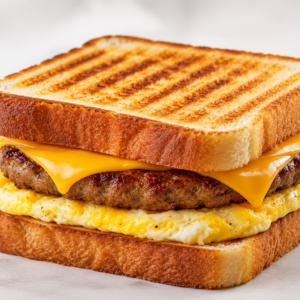 Sausage egg & cheese sandiwch