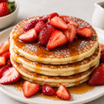 Strawberry pancake