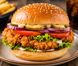 chicken burger