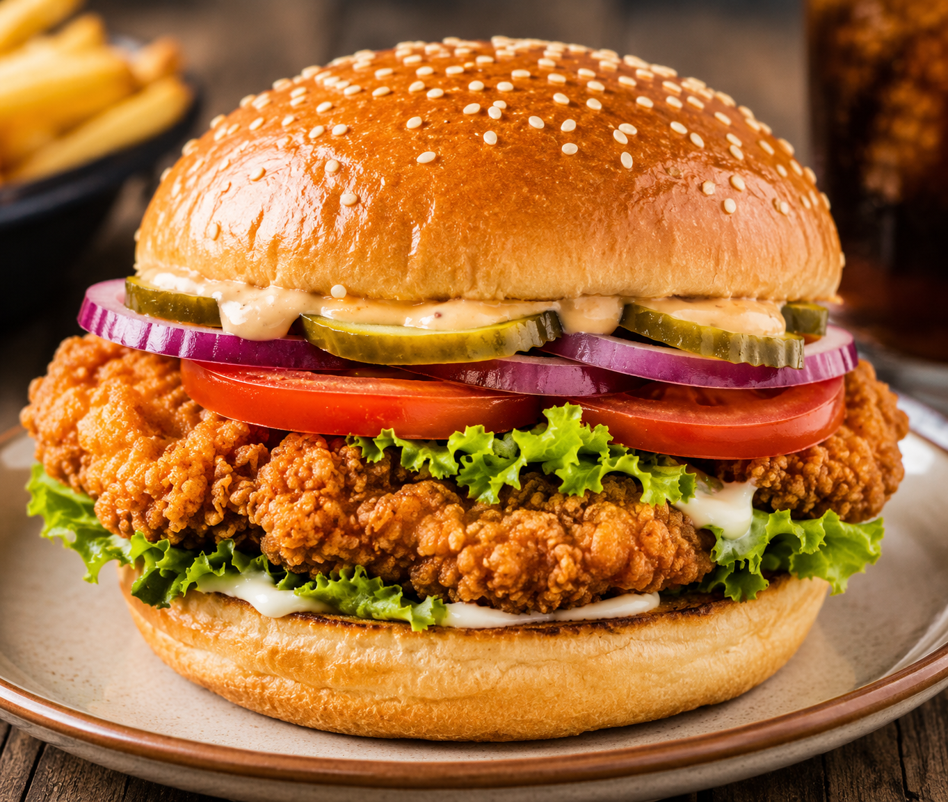 chicken burger
