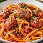 Linguine Meatballs
