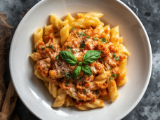 Veg Pasta Punjabi Style