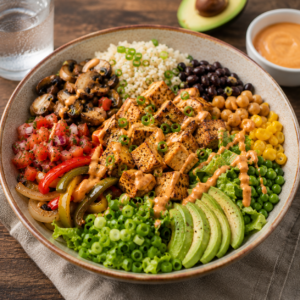 Veggie Bowl Punjabi Style
